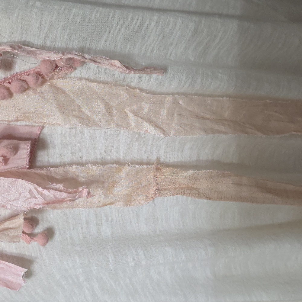 SOLD!!!! JABOT🩷 BABY PINK🩷MOSSIE ANNA ARTISAN DESIGN OOAK NWT - Picture 4 of 5